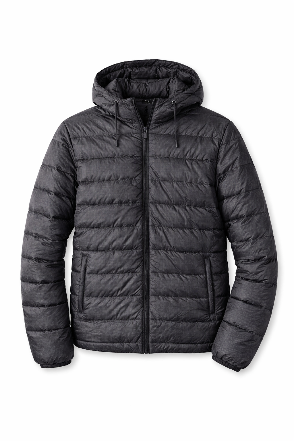 Chaqueta Acolchada Negra con Capucha - Polemic