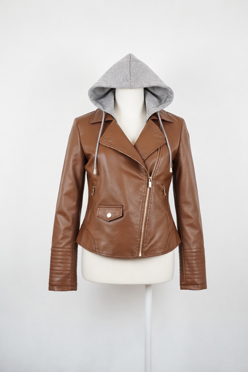 Chaqueta Ecocuero Café - WADOS