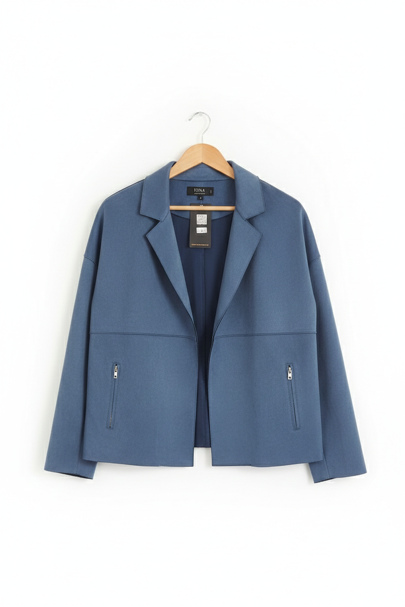 Blazer Minimalista Azul - BNNA CLUB