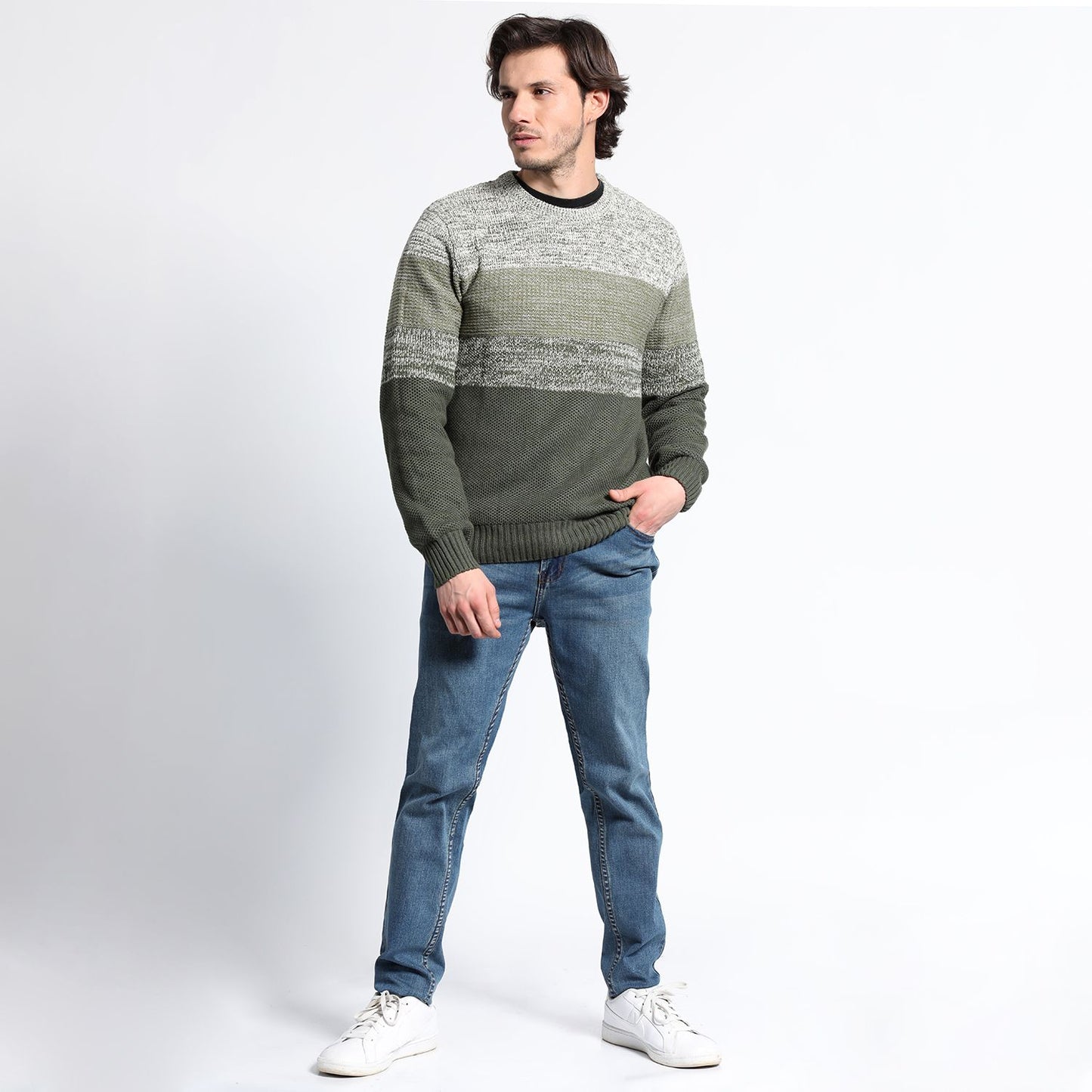 Sweater Cuello Redondo Textura TRUVAL
