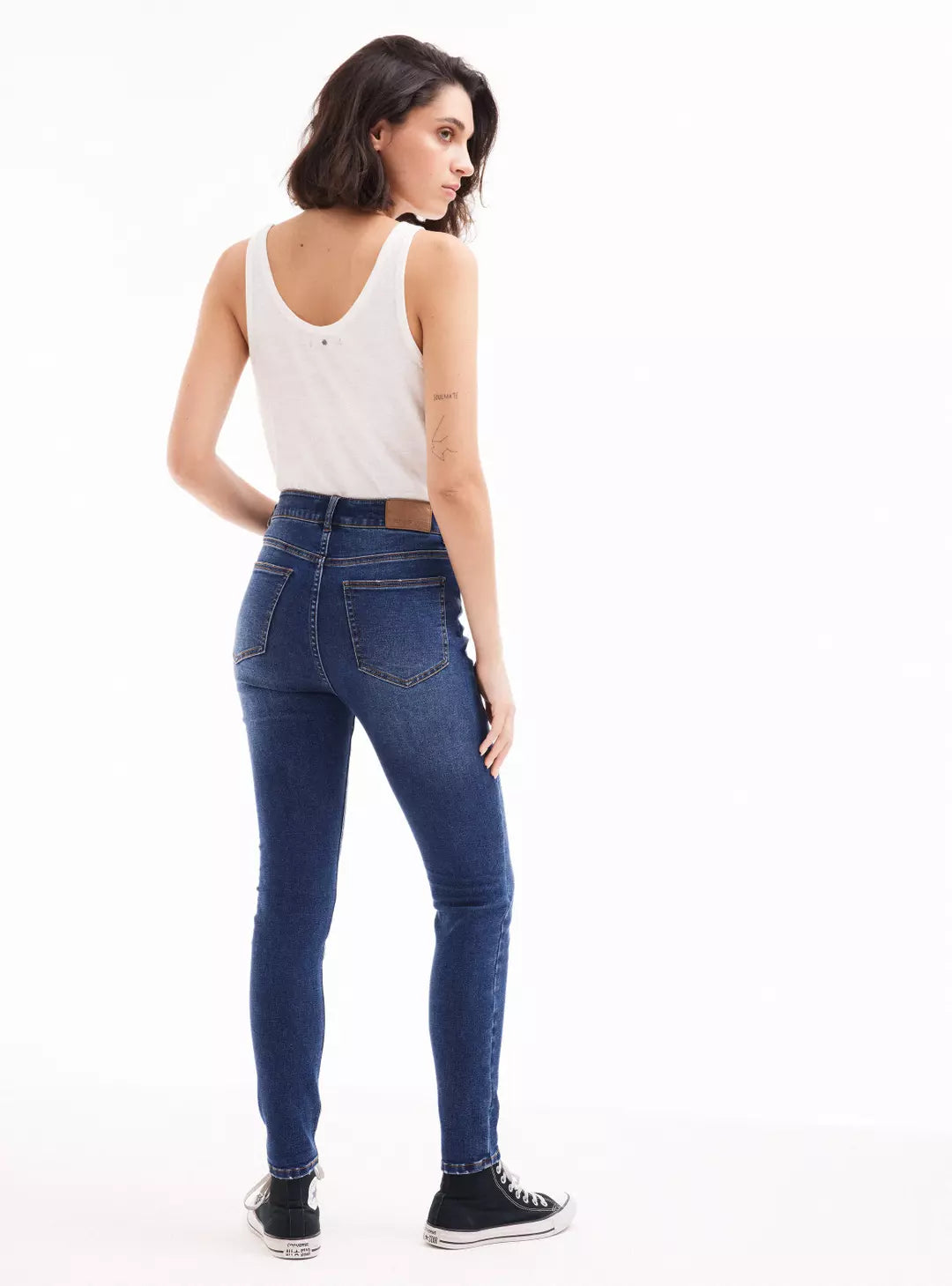 Jeans Skinny Tiro Alto - Foster