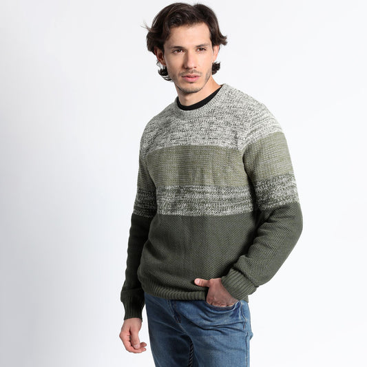 Sweater Cuello Redondo Textura TRUVAL