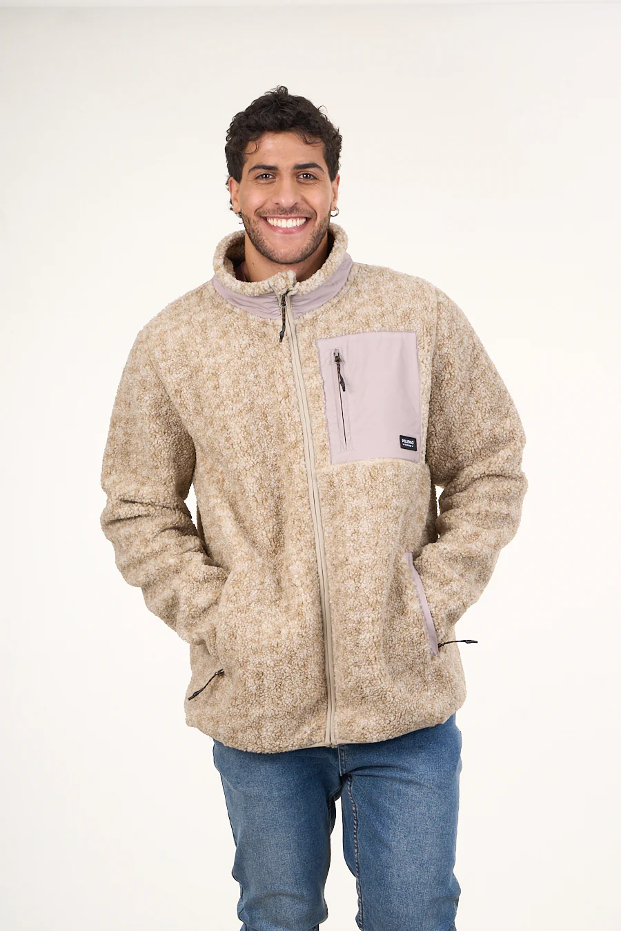 Poleron Polar Sherpa Bonded con cierre POLEMIC