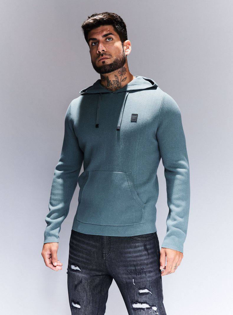 SWEATER CAPUCHA CANGURO HOMBRE MARCA JJO