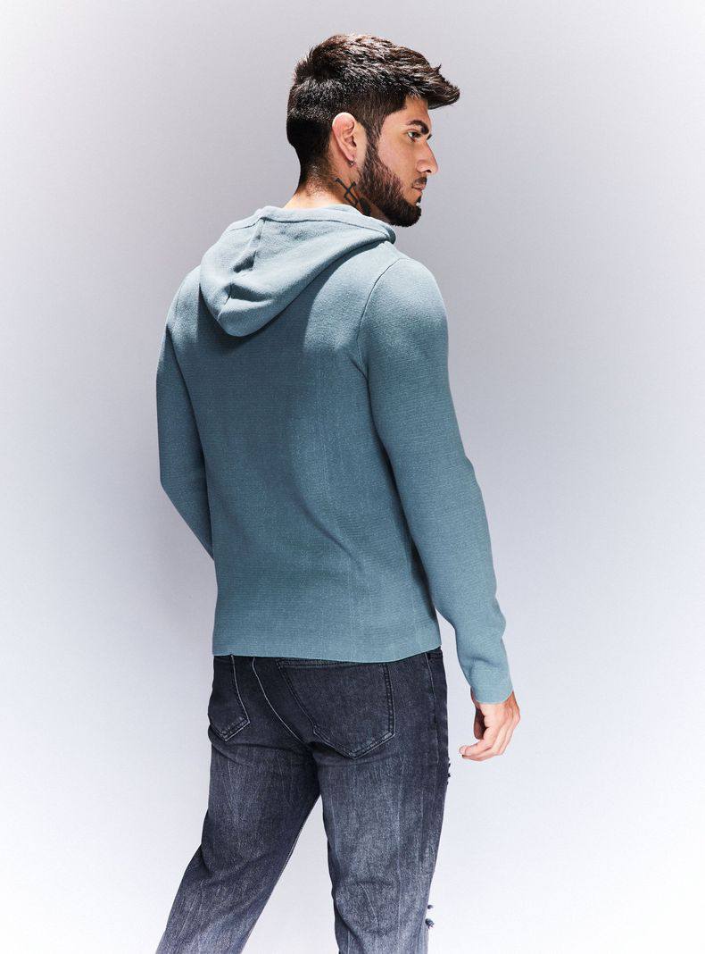 SWEATER CAPUCHA CANGURO HOMBRE MARCA JJO