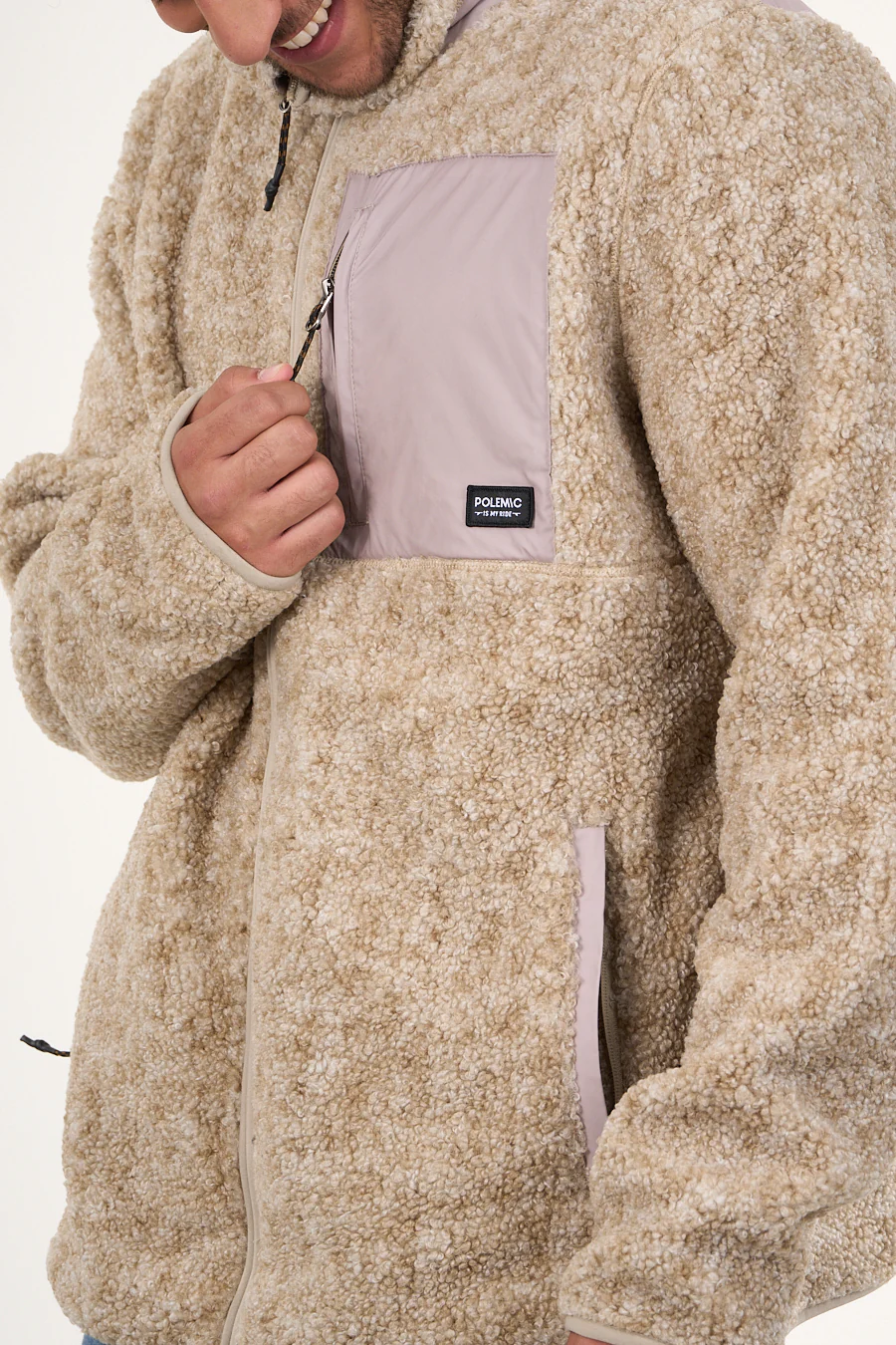 Poleron Polar Sherpa Bonded con cierre POLEMIC