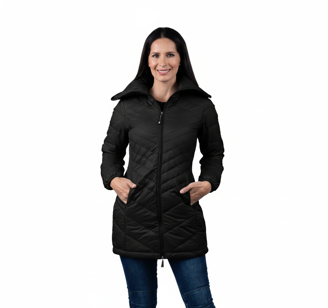 Parka Larga Peak Performance Mujer Vadstena Stone Blue