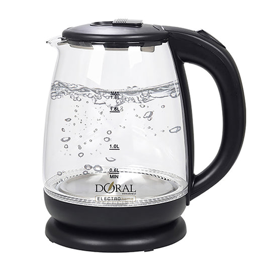 Hervidor Vidrio Temp. con Borosilicato y Luz Bremen 1.8 Lts - Doral