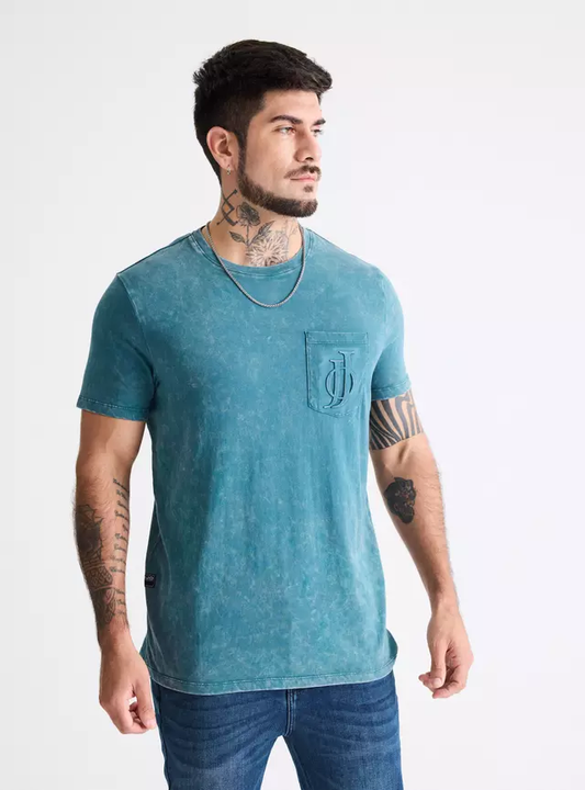 Polera Long Fit Acid Wash JJO
