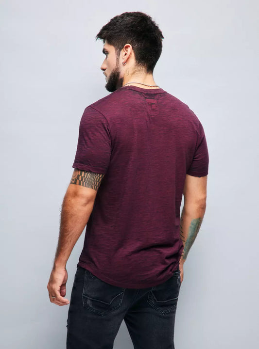 Polera Jaspeada Bolsillo - JJO