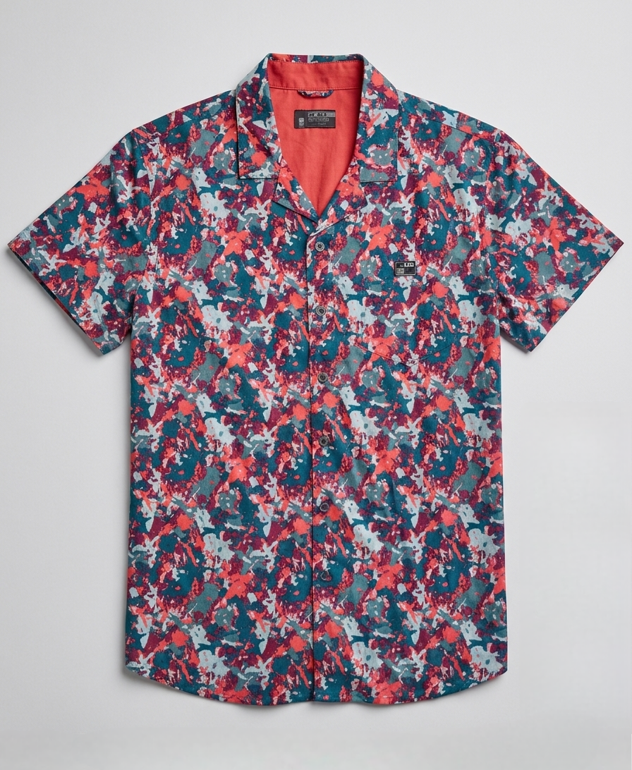 Camisa Estampado Abstracto - JJO