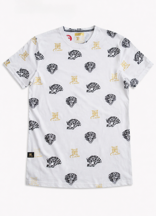 Polera Blanca Estampada Ed Hardy - JJO