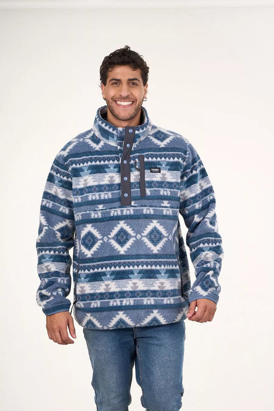 Poleron Mini sherpa medio cierre Polemic