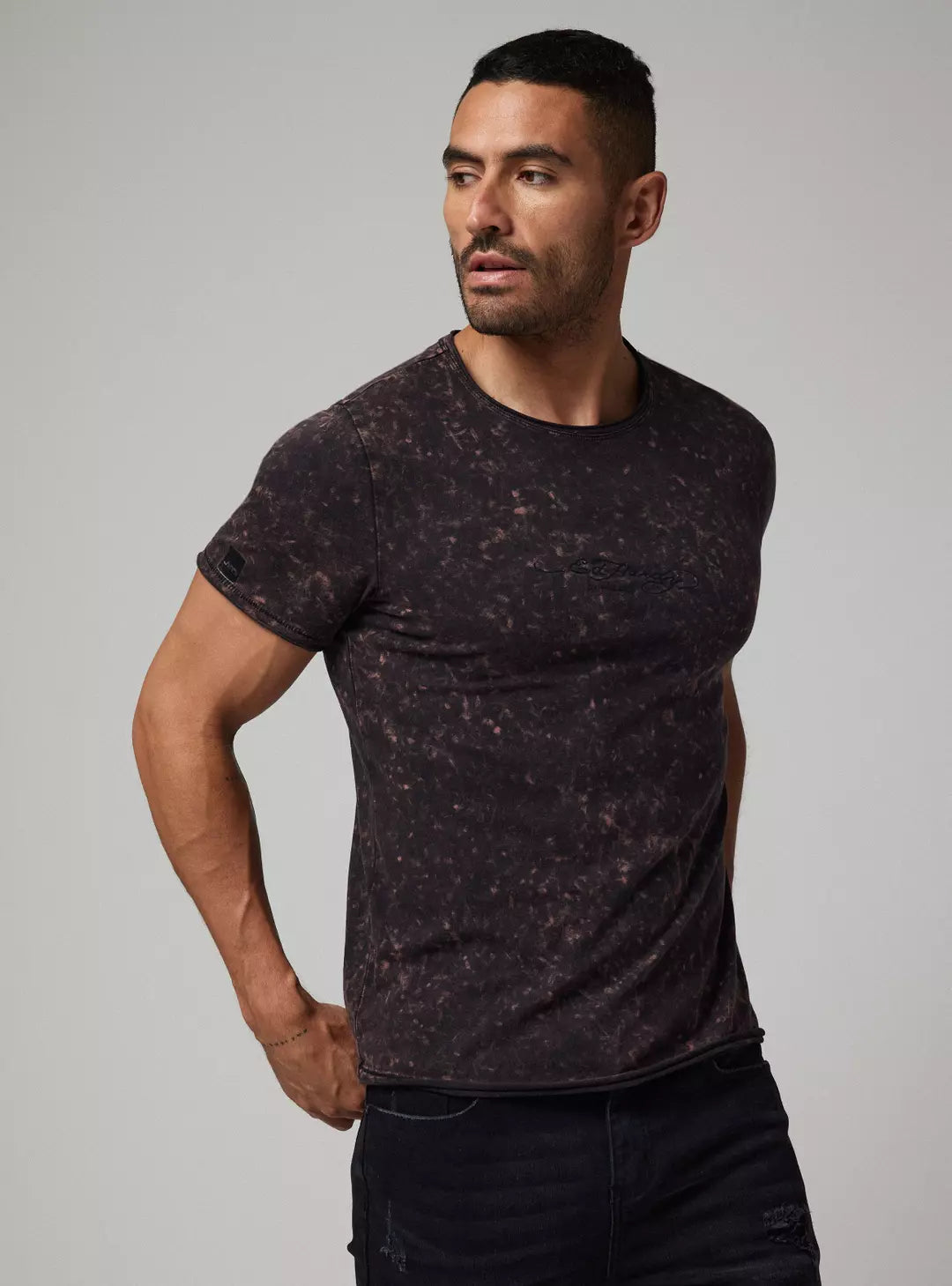 Polera Ed Hardy Acid Wash - JJO