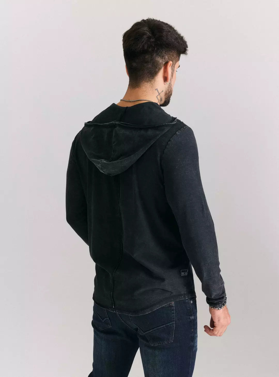 Polera Manga Larga Capucha - JJO