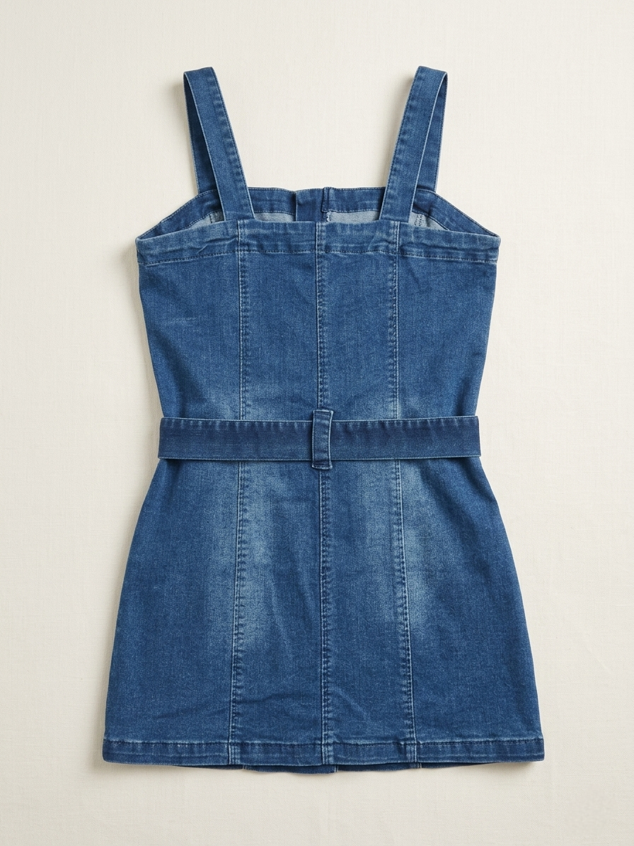 Vestido Jardinera Denim - JJO