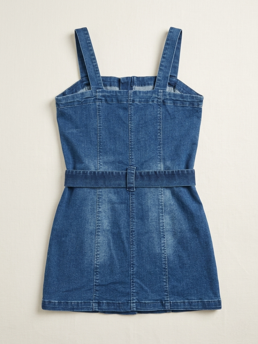 Vestido Jardinera Denim - JJO