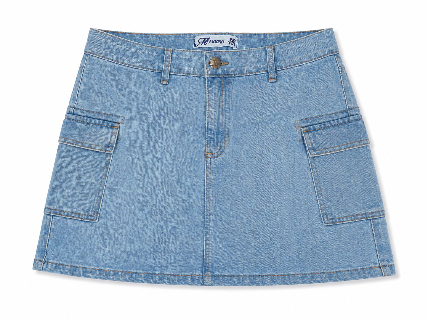 Falda Mini Denim Cargo - Mohicano
