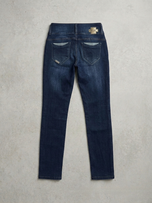 Jeans Tiro Medio Regular - Amalia