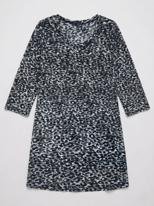 Túnica Encaje Animal Print - Ludovica
