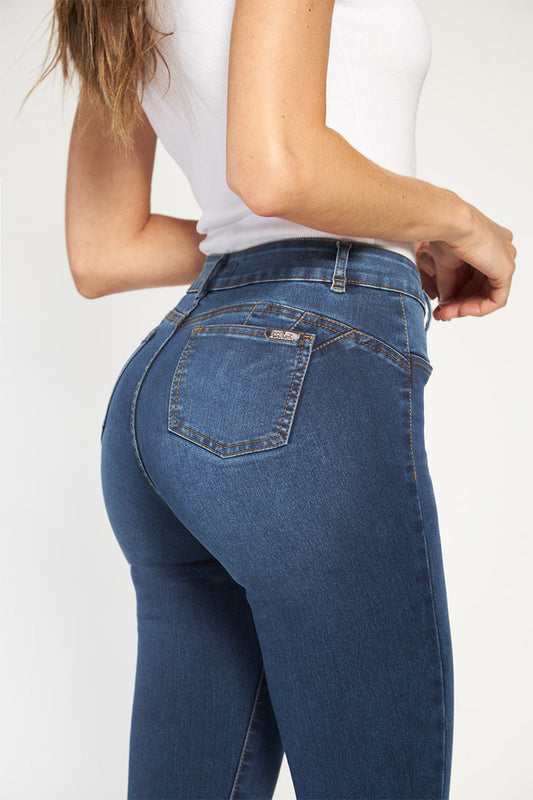 Jeans Skinny Tiro Alto - Amalia