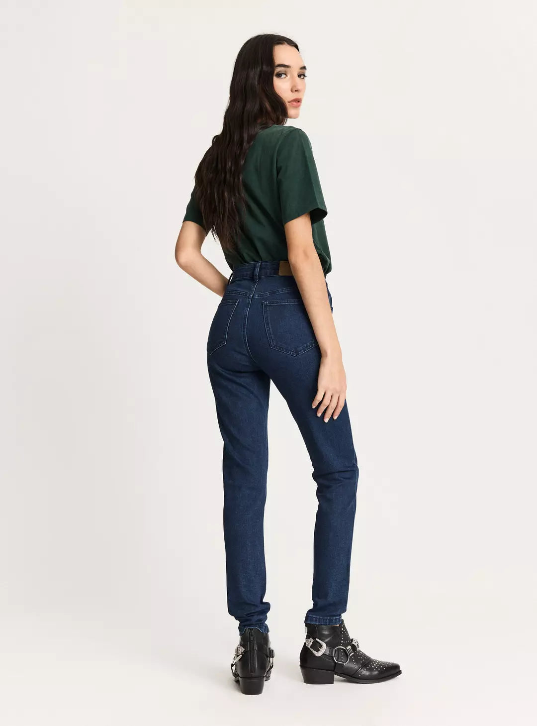 Jeans Skinny Tiro Alto - Foster