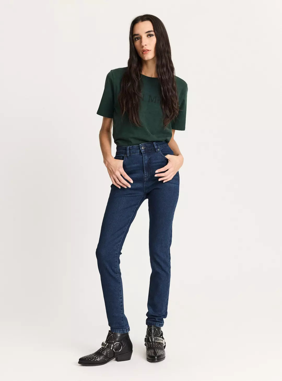 Jeans Skinny Tiro Alto - Foster