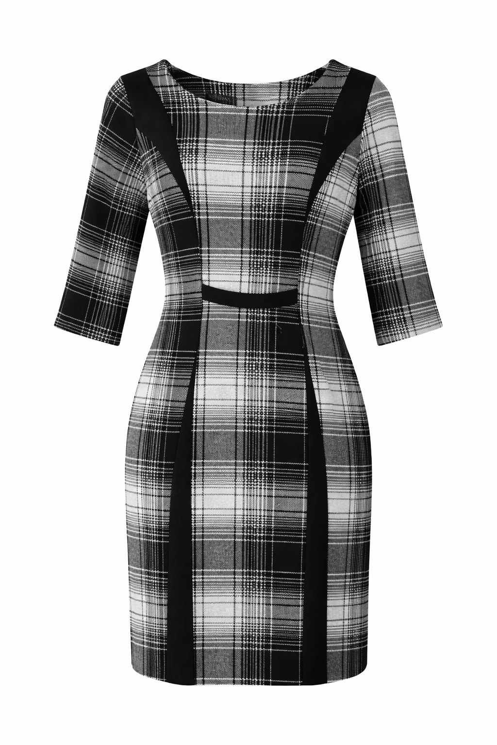 Vestido Estampado Cuadros - Muzú