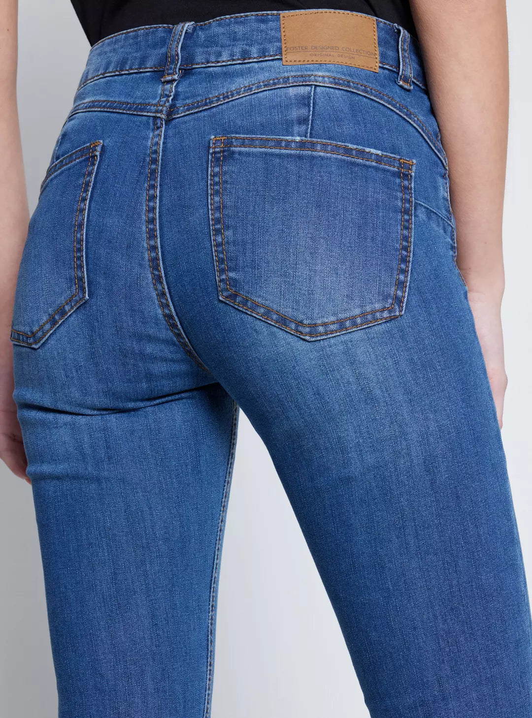 Jeans Skinny Tiro Medio Push Up - Foster