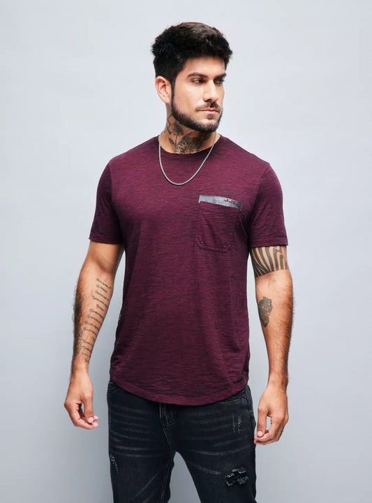Polera Jaspeada Bolsillo - JJO