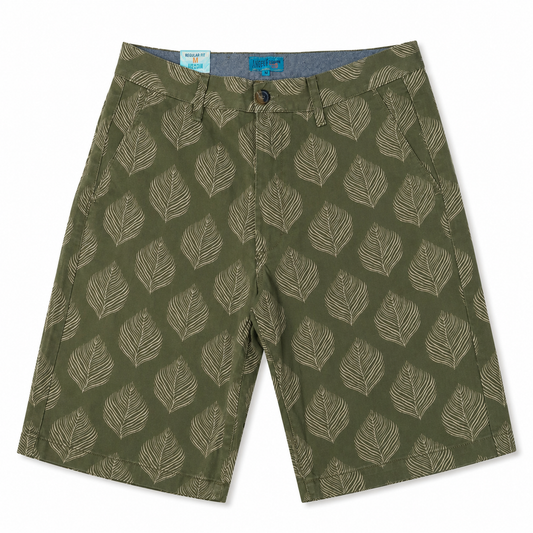 Short Estampado Hojas Hombre - JAYSON
