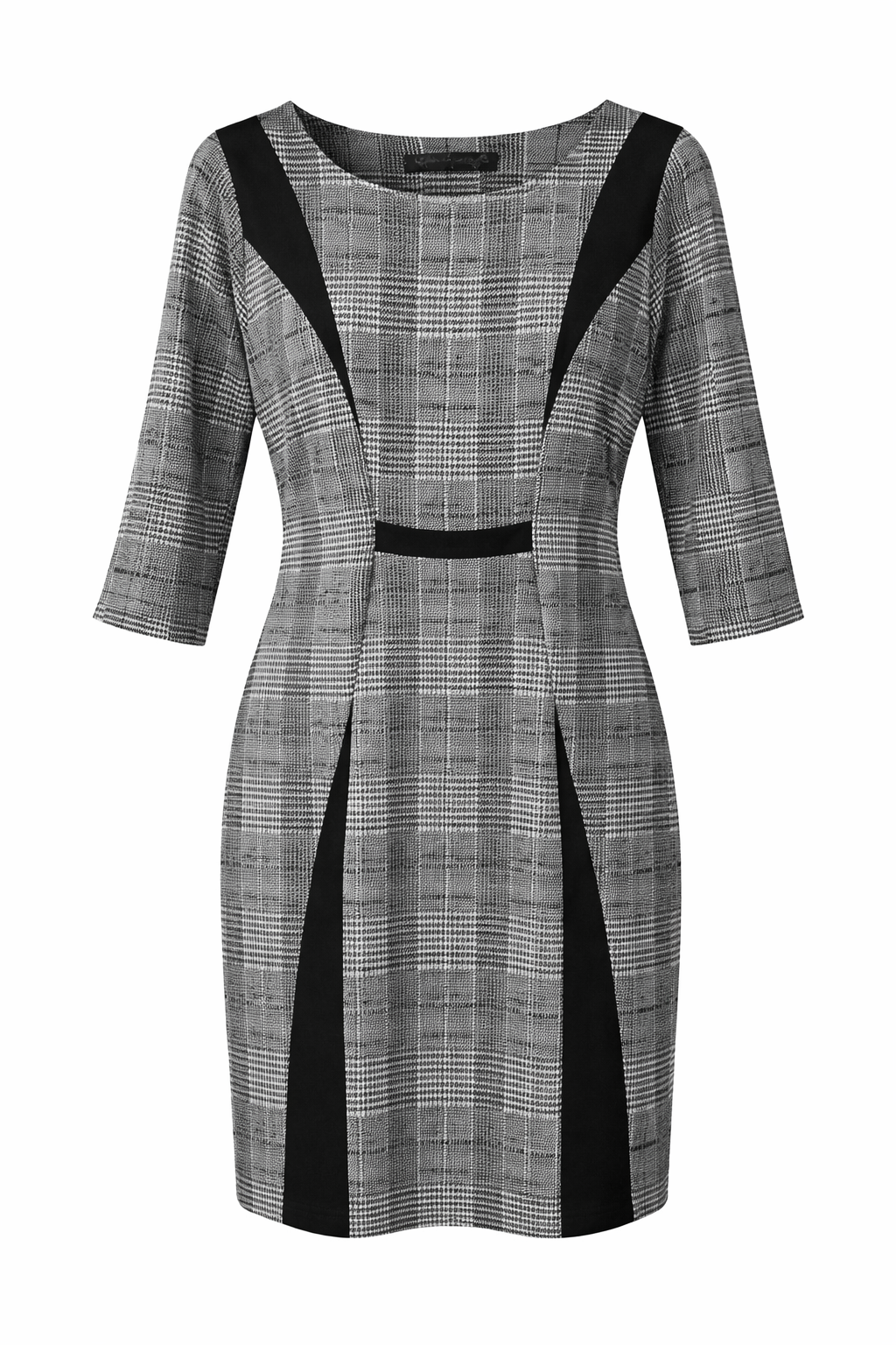Vestido Estampado Cuadros - Muzú